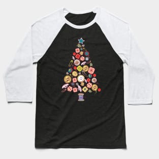 Sewing Christmas Baseball T-Shirt